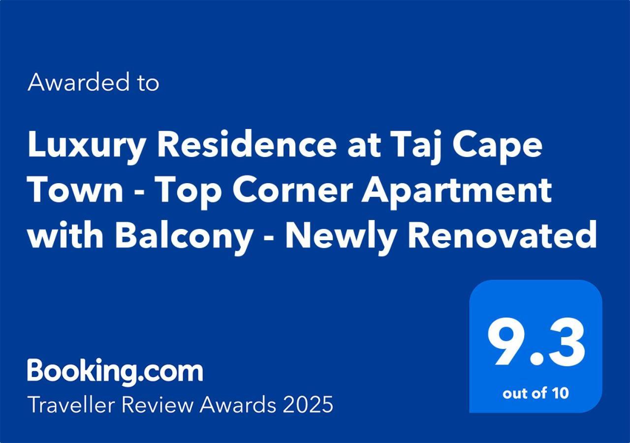 Luxury Residence At Taj Cape Town - Top Corner Apartment With Balcony - Newly Renovated Exteriör bild